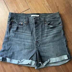 Black Levi long Shorts